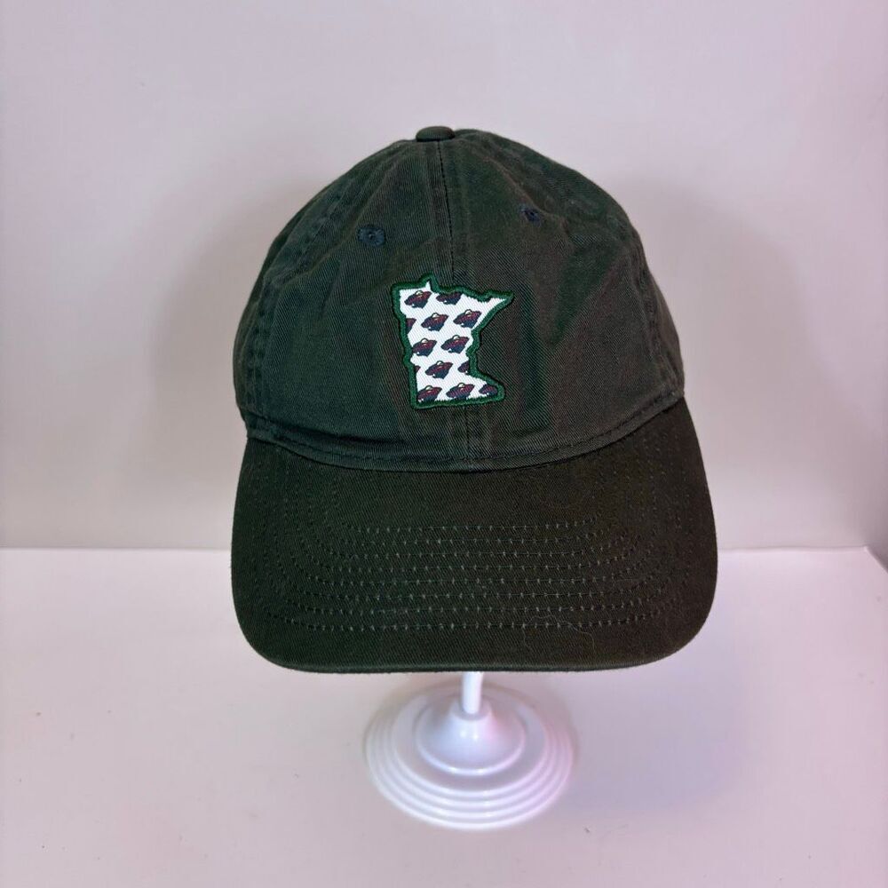 Legacy Green Minnesota Wild State Of Hockey Baseball Hat Adjustable Unisex